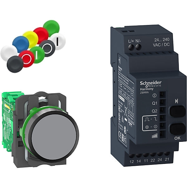 Schneider Electric Drucktaster-Set AC/DC Prog.-Receiver XB5RFA02